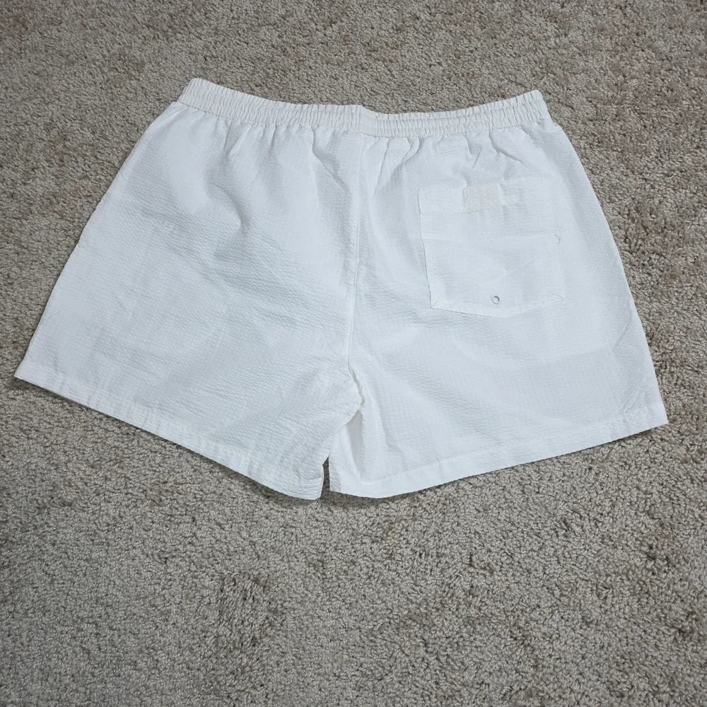 zara parachute white shorts sz large - Picture 2 of 8